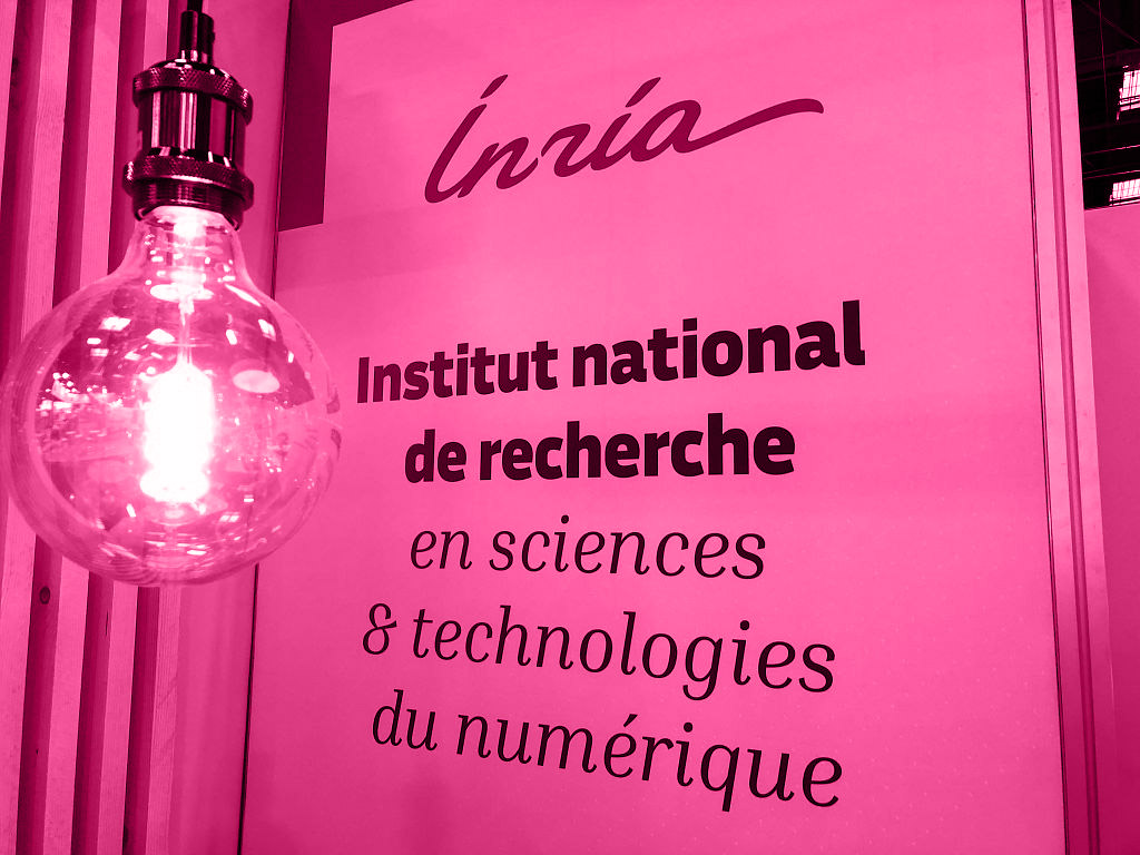 Inria Startup Studio | Footer Inria rose